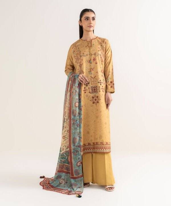 3 Piece - Printed Lawn Suit