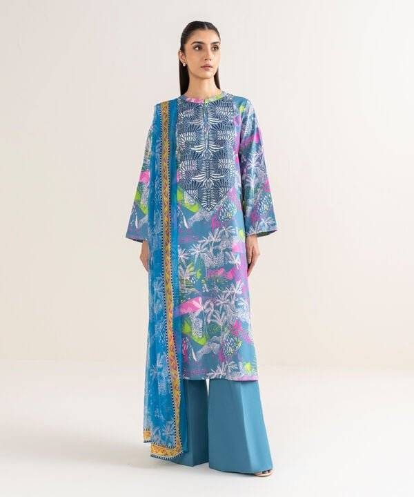 3 Piece - Embroidered Lawn Suit