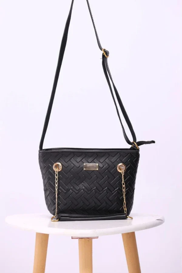 Women's Textured Leather Shoulder Bag